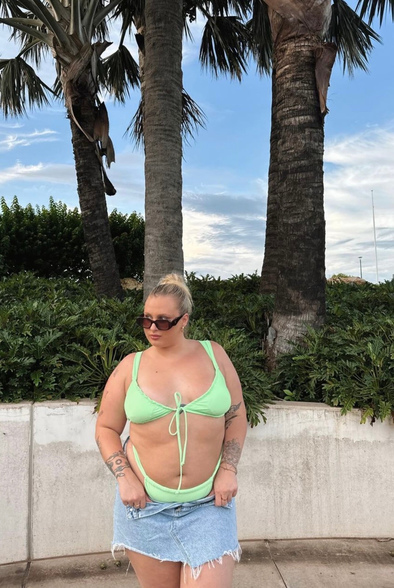 Sage bikini bottoms